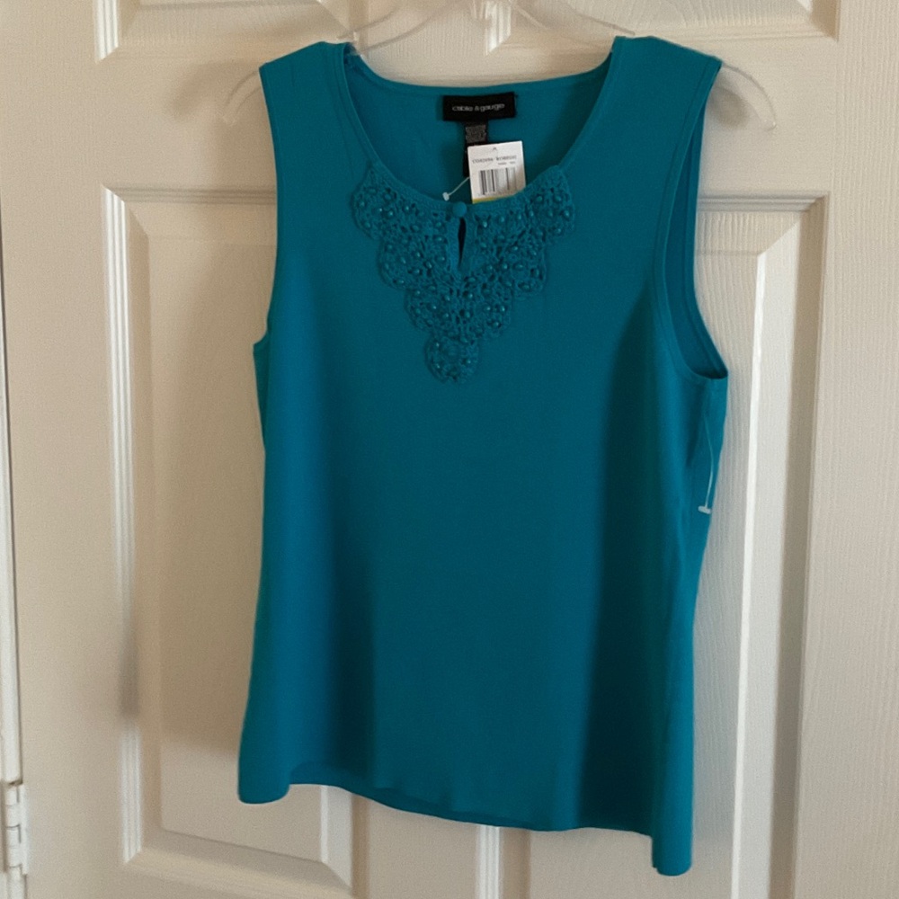 Teal Sleeveless Top